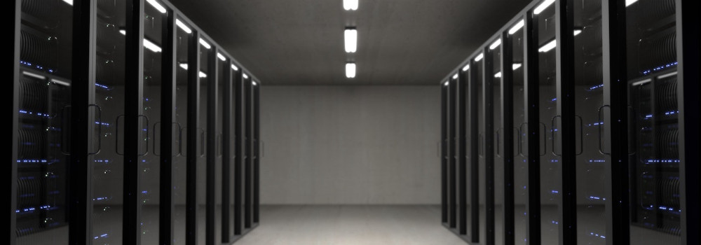 A server room where LMSs are usually hosted.